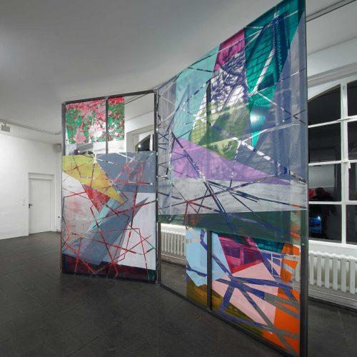 Kunstwerk - Paravent von Paul Schwer