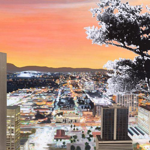 Kunstwerk - Großstadt Vodou von Tine Benz