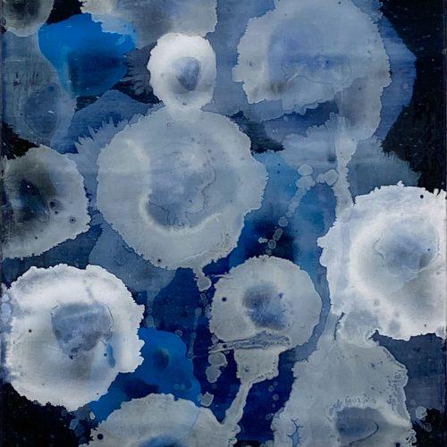 Kunstwerk - blue velvet III von Jürgen Jansen