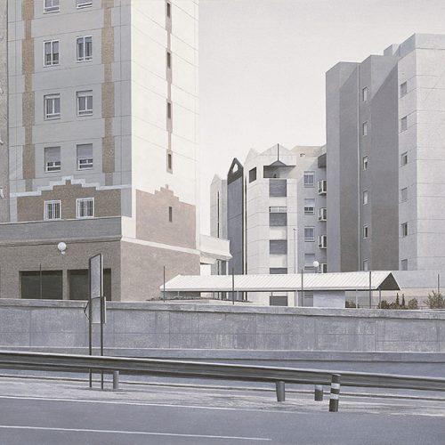 Kunstwerk - Plattenbauten (Malaga) von Thomas Dillmann